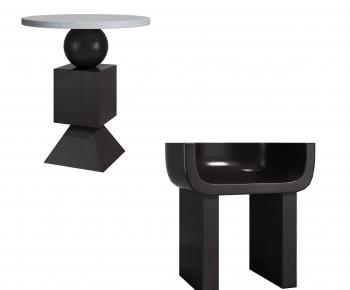 Modern Wabi-sabi Style Side Table/corner Table-ID:614478119