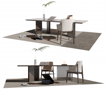 Modern Computer Desk And Chair-ID:165317067