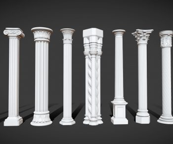 Simple European Style Roman Pillar-ID:349102025