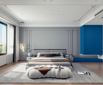 Simple European Style Bedroom-ID:673002004