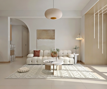 Wabi-sabi Style A Living Room-ID:792371036