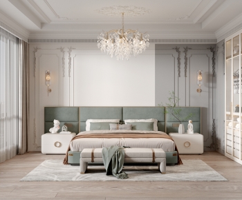 Simple European Style Bedroom-ID:940814026