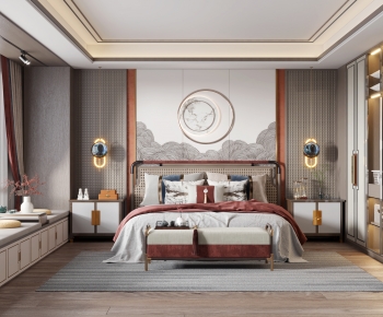New Chinese Style Bedroom-ID:149478917