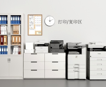 现代打印机、复印机、文件柜-ID:1476761