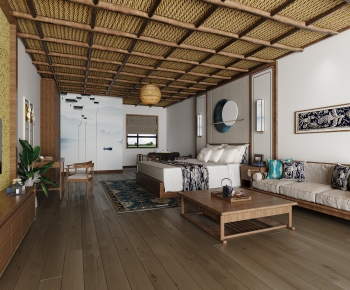 Southeast Asian Style Guest Room-ID:794409992