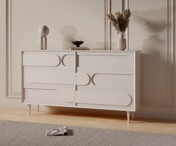 Modern Nordic Style Wabi-sabi Style Side Cabinet/Entrance Cabinet-ID:502542023