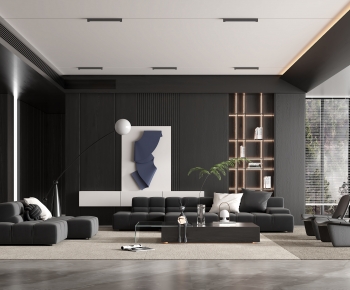 Modern A Living Room-ID:936502937