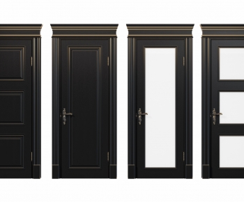 American Style Solid Wood Door-ID:250004053