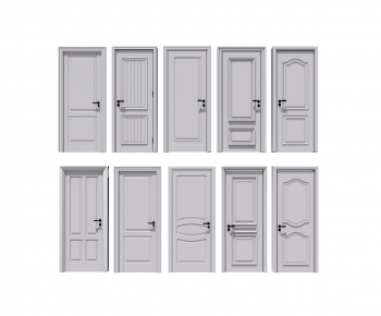 Modern Solid Wood Door-ID:578779949