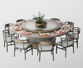 Modern Dining Table And Chairs-ID:864346034