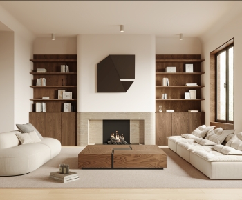 Wabi-sabi Style A Living Room-ID:241796979