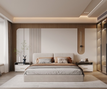 Wabi-sabi Style Bedroom-ID:114226101