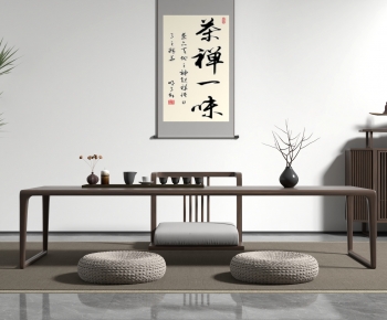 New Chinese Style Tea Tables And Chairs-ID:808635955