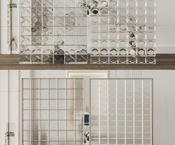 Modern Glass Screen Partition-ID:876830101