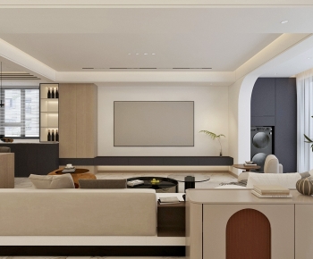 Modern A Living Room-ID:249640946