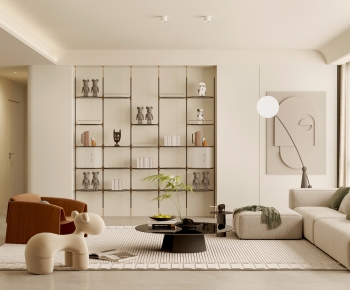 Wabi-sabi Style A Living Room-ID:279813058