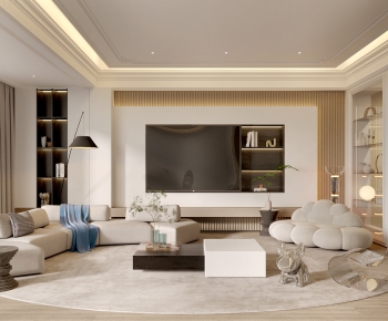 Wabi-sabi Style A Living Room-ID:588222034