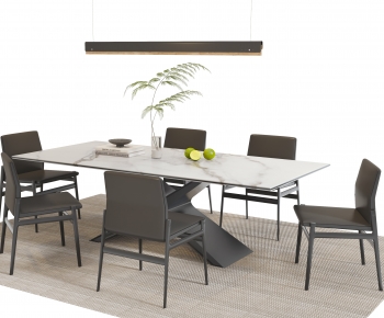 Modern Dining Table And Chairs-ID:934766053