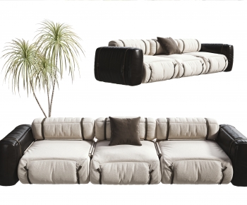 Modern Three-seat Sofa-ID:252612116