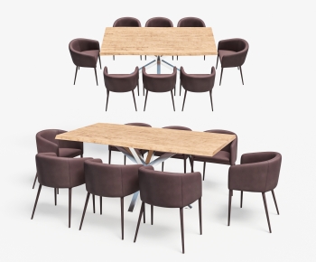 Modern Dining Table And Chairs-ID:208805088