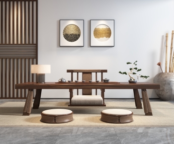 New Chinese Style Tea Tables And Chairs-ID:606175908