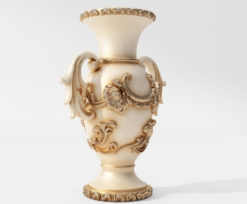欧式古典雕花花瓶-ID:679044969
