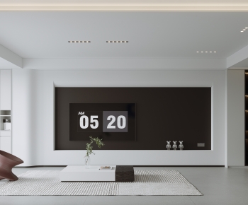 Modern A Living Room-ID:686151988