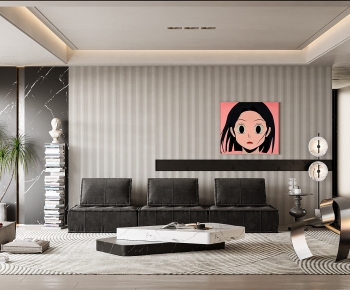 Modern A Living Room-ID:852669955