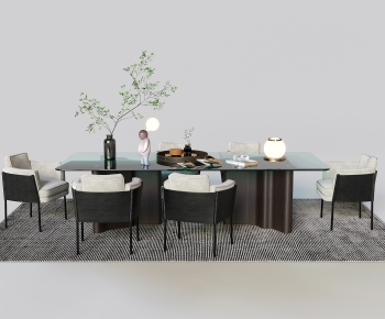 Modern Dining Table And Chairs-ID:726253997