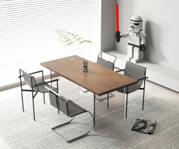 Modern Dining Table And Chairs-ID:298042069