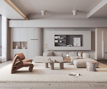 Wabi-sabi Style A Living Room-ID:109433892