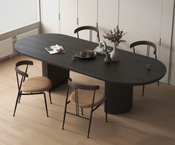 Modern Dining Table And Chairs-ID:549870017