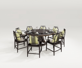 New Chinese Style Dining Table And Chairs-ID:142741925