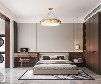 New Chinese Style Bedroom-ID:796484955