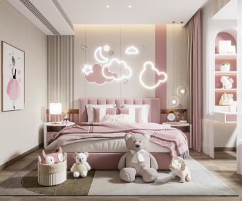 Nordic Style Girl's Room Daughter's Room-ID:171272997