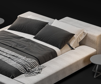 Modern Double Bed-ID:532639985