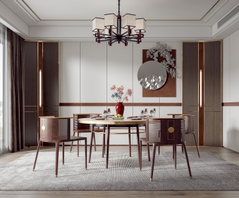 New Chinese Style Dining Room-ID:377819065