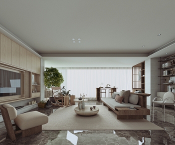 Modern A Living Room-ID:748337987