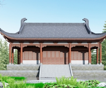 Chinese Style Ancient Architectural Buildings-ID:380175114