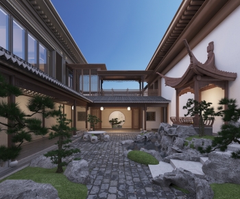 Chinese Style Courtyard/landscape-ID:743799225
