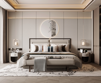 New Chinese Style Bedroom-ID:749377979