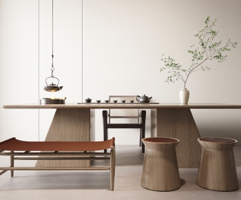 现代新中式茶桌椅-ID:176479899