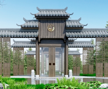 Chinese Style New Chinese Style Building Component-ID:866170882