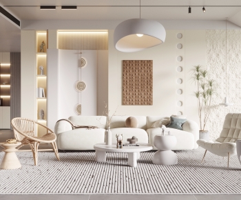 Wabi-sabi Style A Living Room-ID:141711008