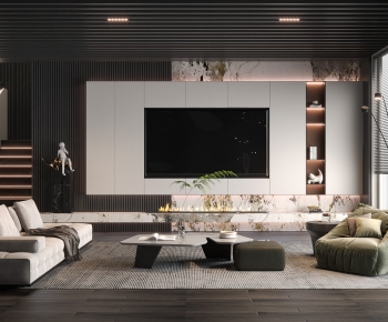 Modern A Living Room-ID:895796069