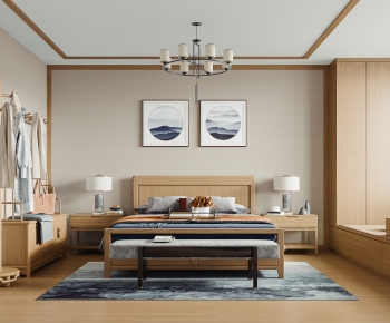 New Chinese Style Bedroom-ID:414197928