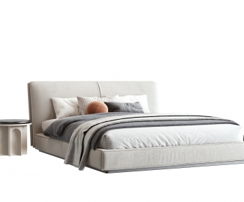 Modern Double Bed-ID:438054089