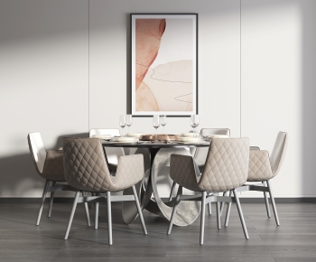 Modern Dining Table And Chairs-ID:859107971