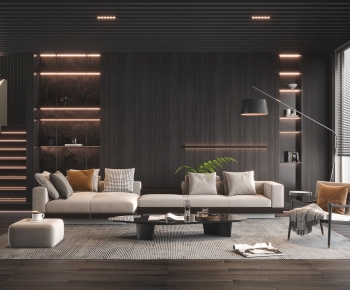 Modern A Living Room-ID:318404913