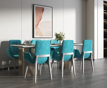 Modern Dining Table And Chairs-ID:739969023